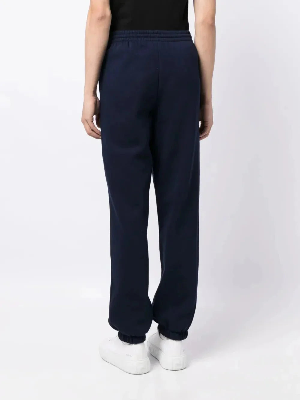 crocodile logo - patch fleece track pants - kleostreetwear