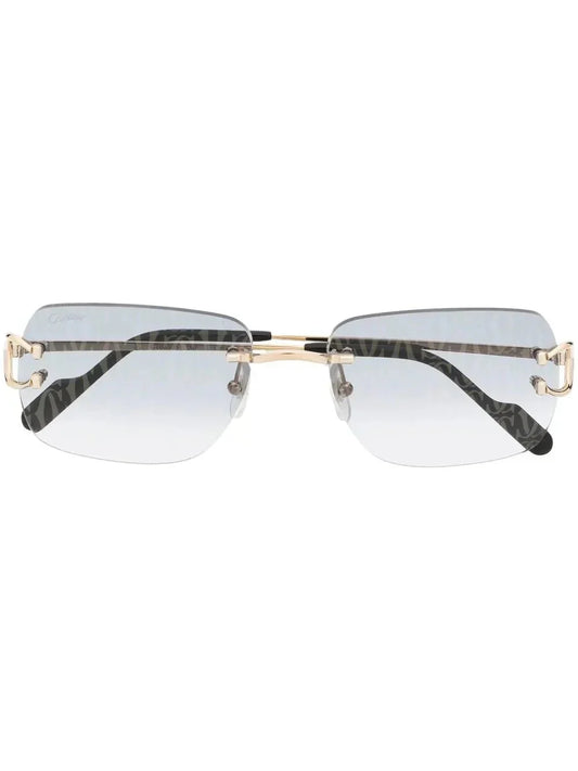 Cartier Eyewear lunettes de soleil à verres monogrammés - kleostreetwear