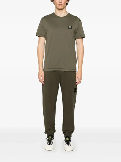 Compass - patch cotton T-shirt - kleostreetwear