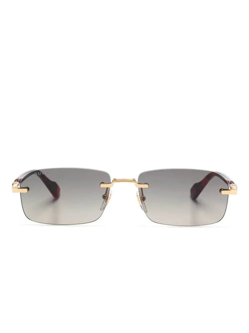 Gucci Eyewear lunettes de soleil à monture rectangulaire - kleostreetwear