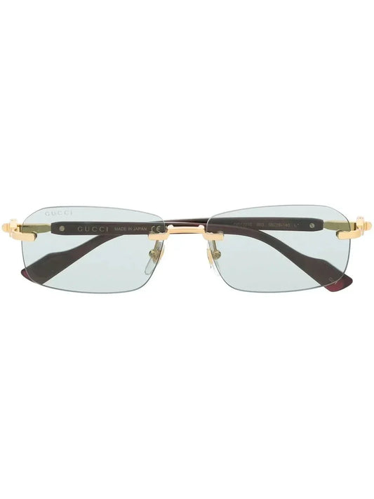 Gucci Eyewear lunettes de soleil GG1221S à monture rectangulaire - kleostreetwear
