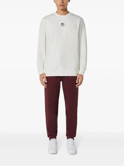 logo - embroidered track pants - kleostreetwear