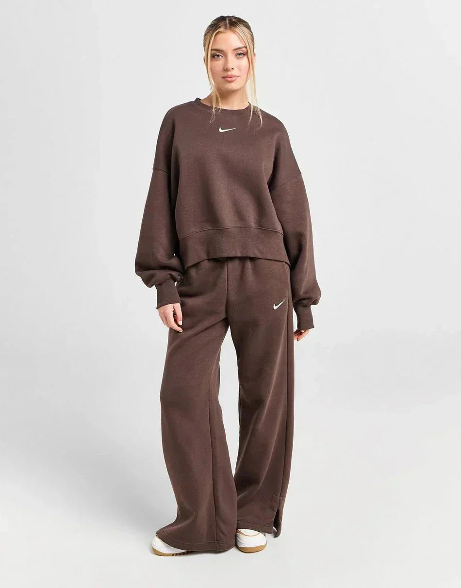Nike Phoenix Fleece Wide Leg Joggers - kleostreetwear