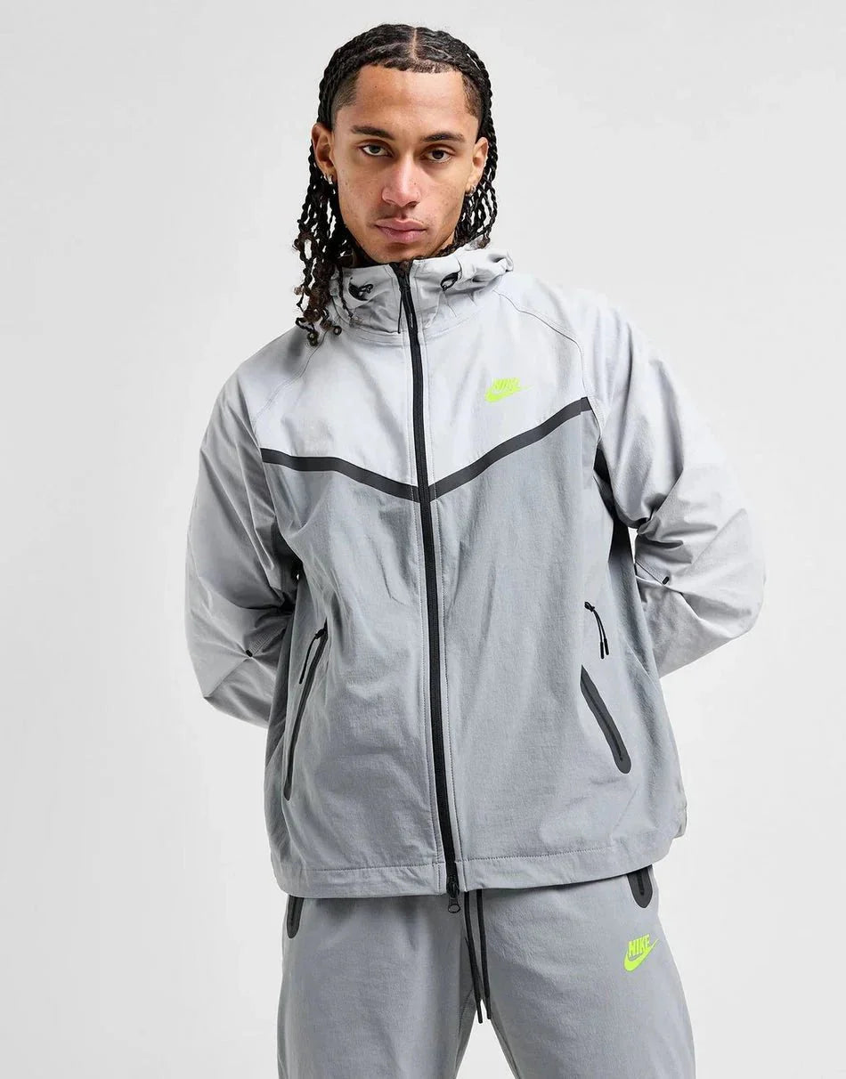 Nike Tech Woven Full Zip Hooded Jacket - kleostreetwear