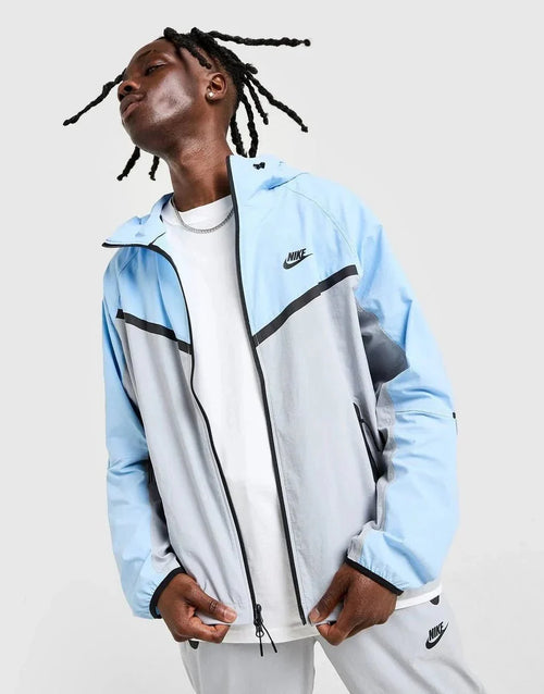 Nike Tech Woven Full Zip Hooded Jacket - kleostreetwear