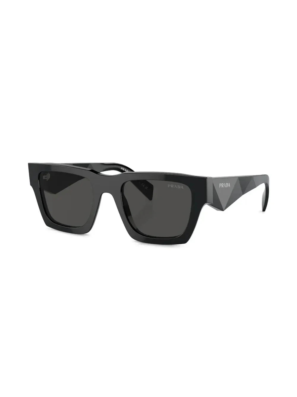 Prada Eyewear lunettes de soleil carrées à logo - kleostreetwear