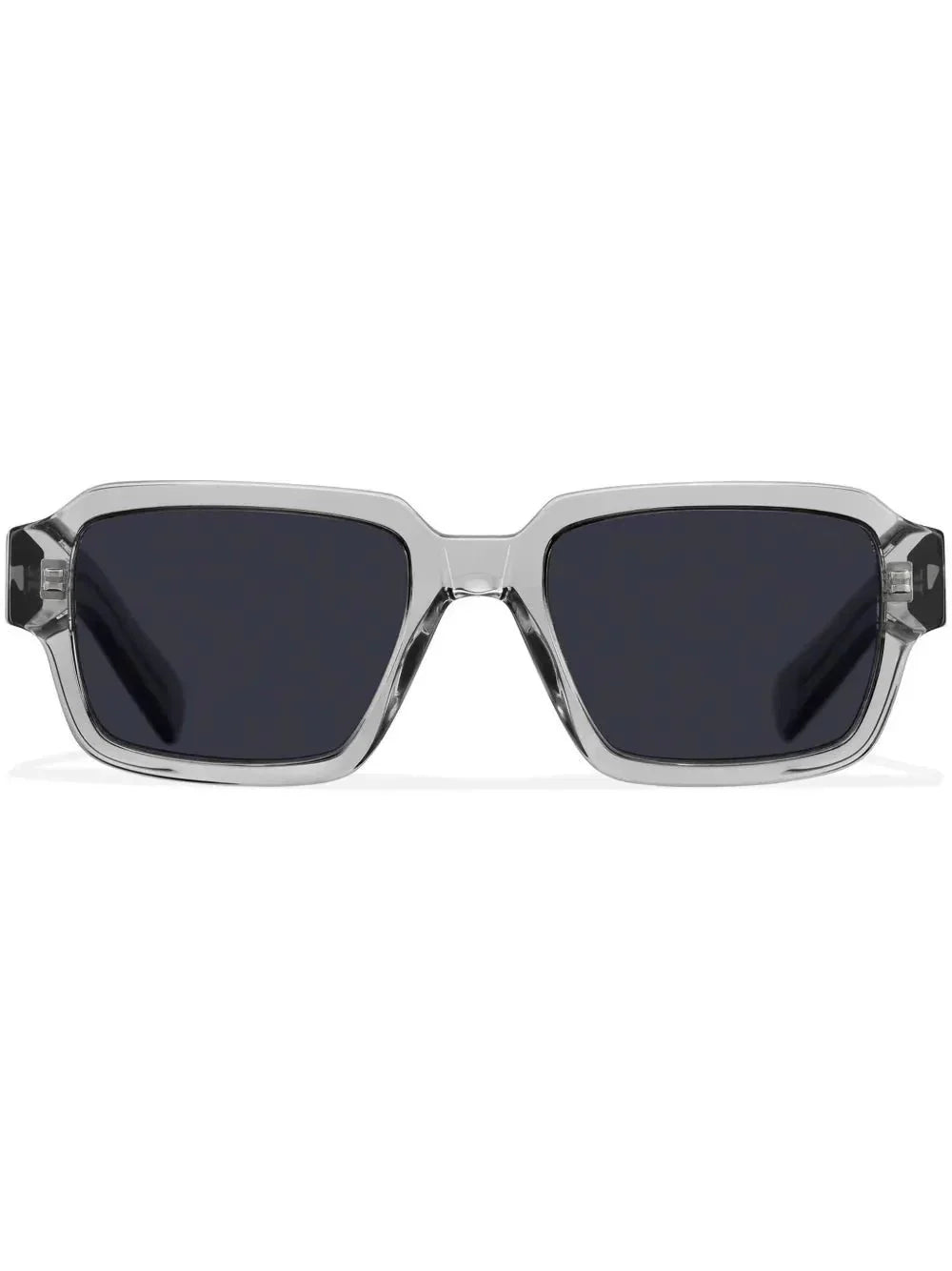 Prada Eyewear lunettes de soleil rectangulaires à logo - kleostreetwear