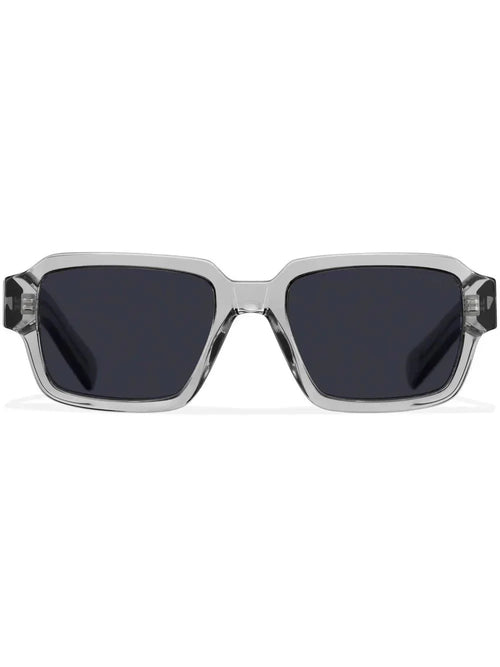 Prada Eyewear lunettes de soleil rectangulaires à logo - kleostreetwear