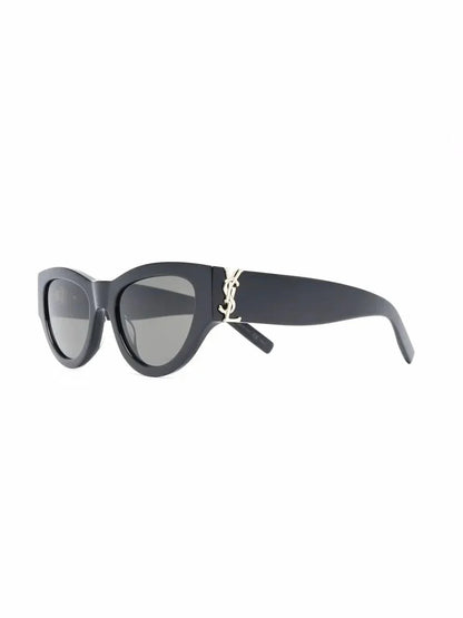 Saint Laurent Eyewear lunettes de soleil à monture ovale - kleostreetwear