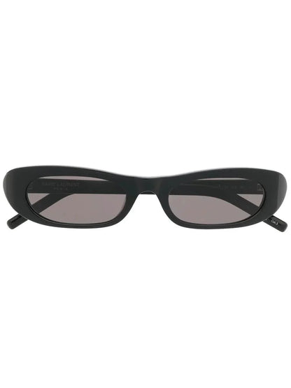 Saint Laurent Eyewear lunettes de soleil SL 557 à monture ovale - kleostreetwear