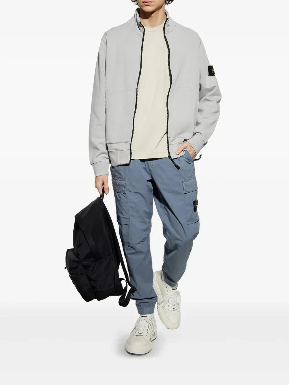 sweat en coton à patch Compass - kleostreetwear